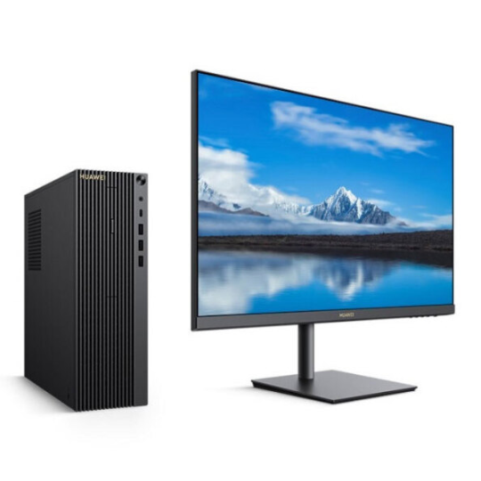 華為/Huawei Mate Station B520 臺式計算機  酷睿I3 10100 8G內存 256固態 23.8寸顯示器